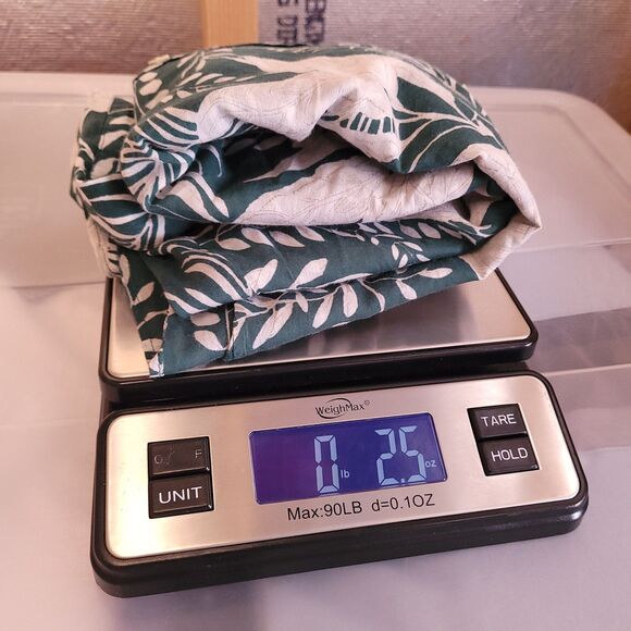 Sezane Pierro Shirt 36 Green Foilage Printed Cotton Silk Blend - Picture 11 of 11